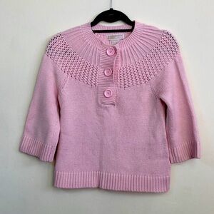 Michael Kors Pink Button Sweater